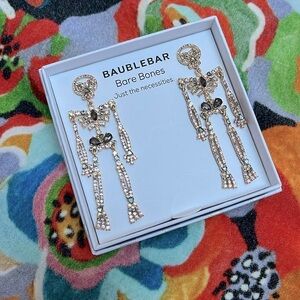 BaubleBar Bare Bones skeleton earrings NEW